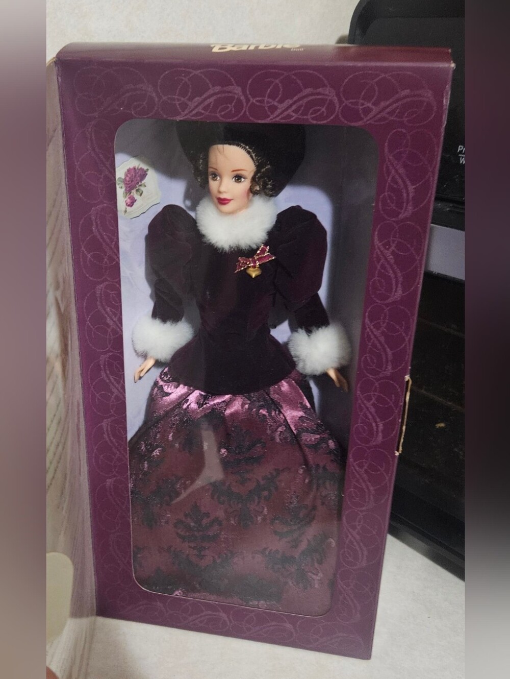 1996 Holiday Traditions Barbie Doll Holiday Homecoming Collector Series Hallmark